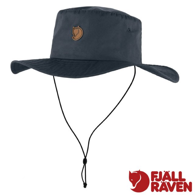 【Fjallraven 小狐狸】Hatfield Hat 耐磨快乾G-1000寬緣遮陽帽/79258-555 暗深藍✿30E010